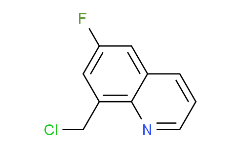 CAS No. 1343626-64-1, 8-(Chloromethyl)-6-fluoroquinoline