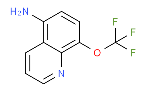 CAS No. 1072944-53-6, 8-(Trifluoromethoxy)quinolin-5-amine
