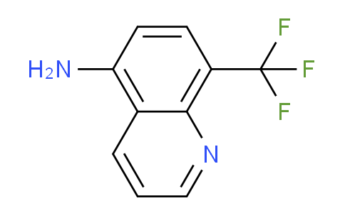CAS No. 161431-57-8, 8-(Trifluoromethyl)quinolin-5-amine