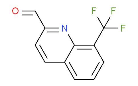 CAS No. 345895-59-2, 8-(Trifluoromethyl)quinoline-2-carbaldehyde
