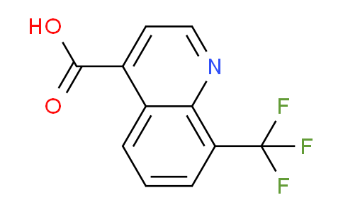 CAS No. 31009-01-5, 8-(Trifluoromethyl)quinoline-4-carboxylic acid