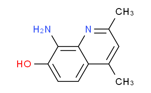 CAS No. 1378258-84-4, 8-Amino-2,4-dimethylquinolin-7-ol