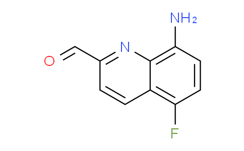CAS No. 1420799-85-4, 8-Amino-5-fluoroquinoline-2-carbaldehyde
