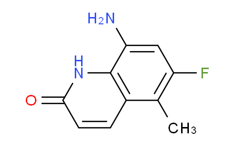 CAS No. 1420792-26-2, 8-Amino-6-fluoro-5-methylquinolin-2(1H)-one