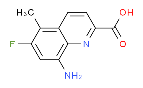 CAS No. 1420790-46-0, 8-Amino-6-fluoro-5-methylquinoline-2-carboxylic acid