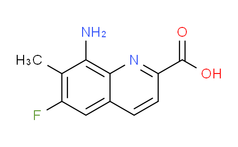 CAS No. 1420789-90-7, 8-Amino-6-fluoro-7-methylquinoline-2-carboxylic acid
