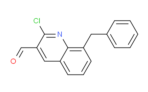 CAS No. 917746-57-7, 8-Benzyl-2-chloroquinoline-3-carbaldehyde