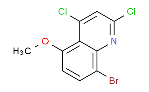 CAS No. 1798263-91-8, 8-Bromo-2,4-dichloro-5-methoxyquinoline