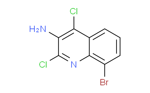 CAS No. 1447949-20-3, 8-Bromo-2,4-dichloroquinolin-3-amine