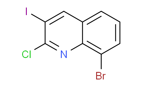 CAS No. 590371-88-3, 8-Bromo-2-chloro-3-iodoquinoline