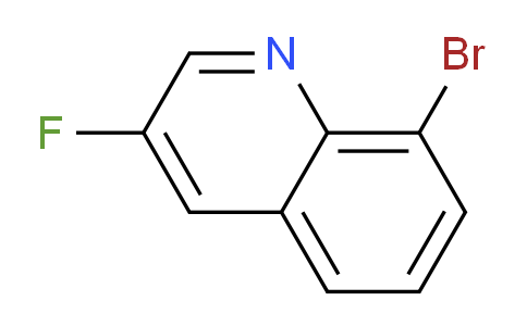 CAS No. 834884-06-9, 8-Bromo-3-fluoroquinoline