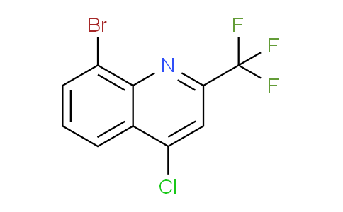 CAS No. 655235-61-3, 8-Bromo-4-chloro-2-(trifluoromethyl)quinoline
