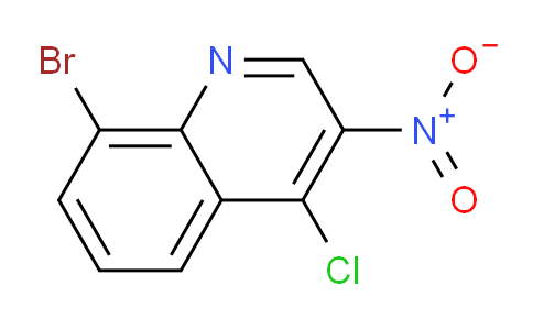 CAS No. 1602806-67-6, 8-Bromo-4-chloro-3-nitroquinoline