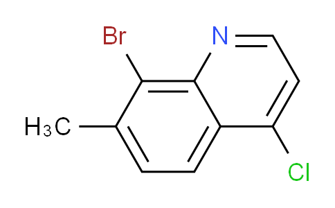 CAS No. 1388027-41-5, 8-Bromo-4-chloro-7-methylquinoline