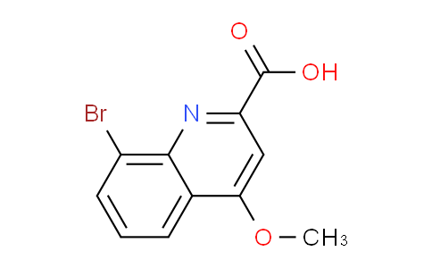 CAS No. 1597297-10-3, 8-Bromo-4-methoxyquinoline-2-carboxylic acid