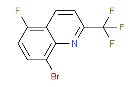 CAS No. 1425335-26-7, 8-Bromo-5-fluoro-2-(trifluoromethyl)quinoline