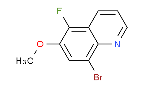 CAS No. 1369499-08-0, 8-Bromo-5-fluoro-6-methoxyquinoline