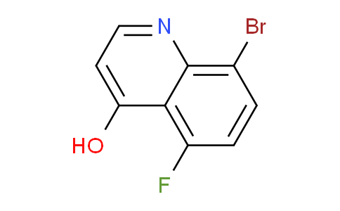 CAS No. 1065092-35-4, 8-Bromo-5-fluoroquinolin-4-ol