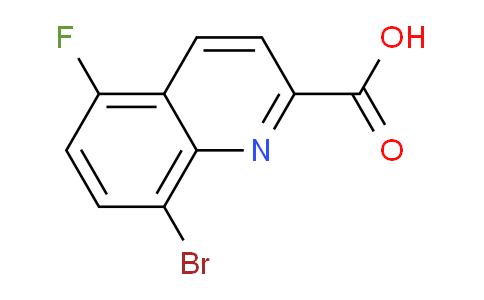 CAS No. 1067914-57-1, 8-Bromo-5-fluoroquinoline-2-carboxylic acid