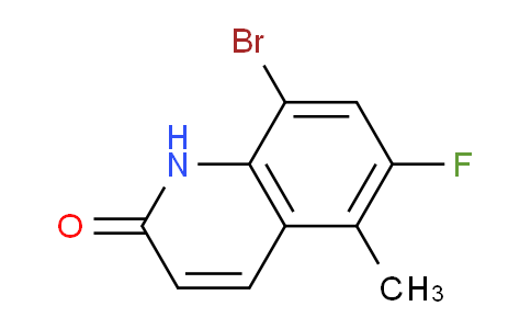 CAS No. 1420792-11-5, 8-Bromo-6-fluoro-5-methylquinolin-2(1H)-one