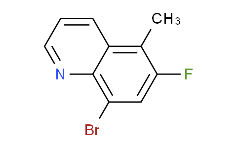 CAS No. 1420790-26-6, 8-Bromo-6-fluoro-5-methylquinoline