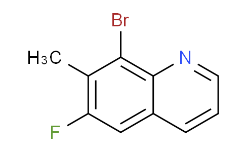 CAS No. 1420792-39-7, 8-Bromo-6-fluoro-7-methylquinoline
