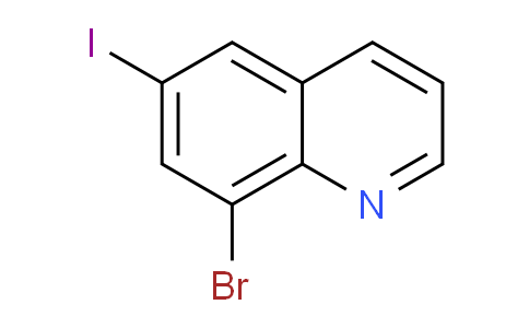 CAS No. 1245563-17-0, 8-Bromo-6-iodoquinoline