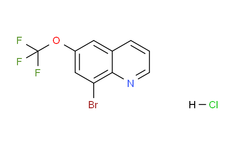 CAS No. 1261956-53-9, 8-Bromo-6-trifluoromethoxyquinoline, HCl