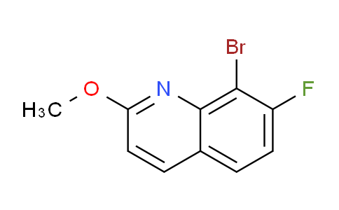 CAS No. 1001322-87-7, 8-Bromo-7-fluoro-2-methoxyquinoline