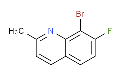 CAS No. 1412261-65-4, 8-Bromo-7-fluoro-2-methylquinoline