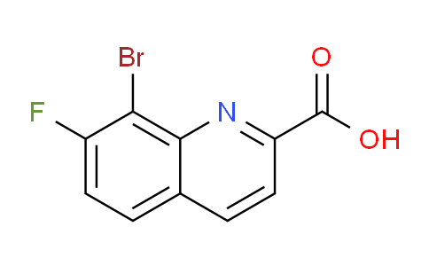 CAS No. 1420793-38-9, 8-Bromo-7-fluoroquinoline-2-carboxylic acid
