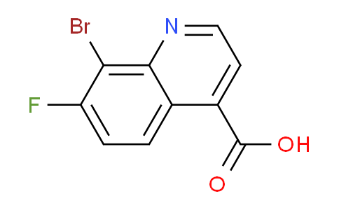 CAS No. 1420791-64-5, 8-Bromo-7-fluoroquinoline-4-carboxylic acid