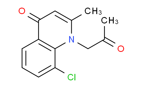 CAS No. 1209953-32-1, 8-Chloro-2-methyl-1-(2-oxopropyl)quinolin-4(1H)-one