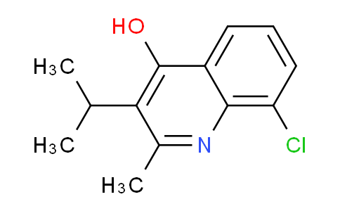 CAS No. 1344239-38-8, 8-Chloro-3-isopropyl-2-methylquinolin-4-ol