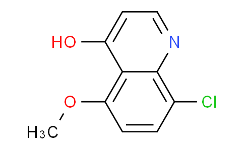 CAS No. 63010-43-5, 8-Chloro-5-methoxyquinolin-4-ol