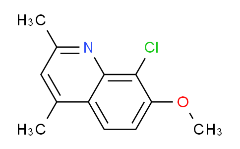 CAS No. 1378255-18-5, 8-Chloro-7-methoxy-2,4-dimethylquinoline