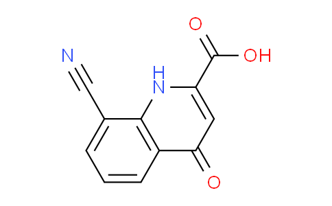 CAS No. 495409-74-0, 8-Cyano-4-oxo-1,4-dihydroquinoline-2-carboxylic acid