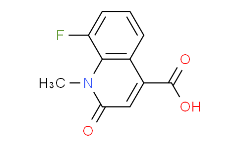 CAS No. 1268148-25-9, 8-Fluoro-1-methyl-2-oxo-1,2-dihydroquinoline-4-carboxylic acid