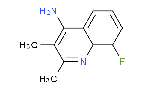 CAS No. 1250840-73-3, 8-Fluoro-2,3-dimethylquinolin-4-amine