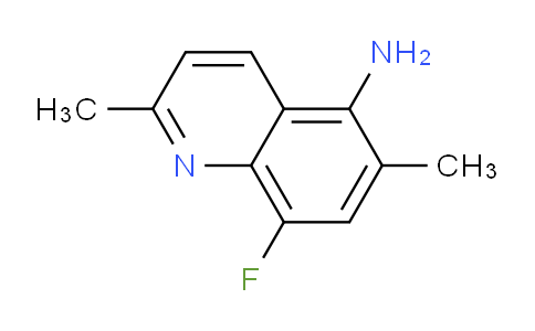 CAS No. 1420790-27-7, 8-Fluoro-2,6-dimethylquinolin-5-amine
