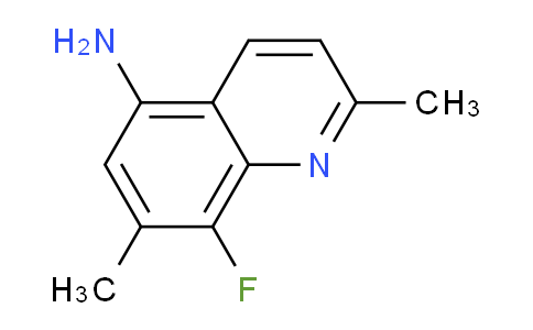 CAS No. 1420790-43-7, 8-Fluoro-2,7-dimethylquinolin-5-amine
