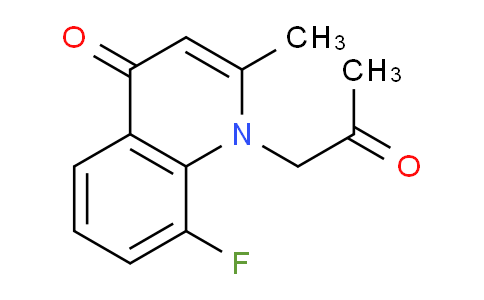 CAS No. 1210304-18-9, 8-Fluoro-2-methyl-1-(2-oxopropyl)quinolin-4(1H)-one