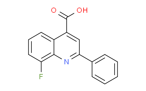 CAS No. 132132-53-7, 8-Fluoro-2-phenylquinoline-4-carboxylic acid
