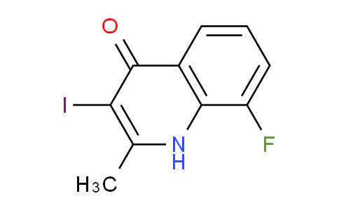 CAS No. 1330754-63-6, 8-Fluoro-3-iodo-2-methylquinolin-4(1H)-one