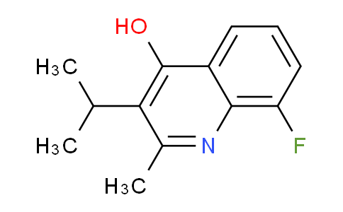 CAS No. 1343879-97-9, 8-Fluoro-3-isopropyl-2-methylquinolin-4-ol