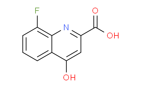 CAS No. 36308-79-9, 8-Fluoro-4-hydroxyquinoline-2-carboxylic acid