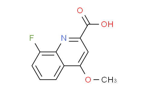 CAS No. 1338683-24-1, 8-Fluoro-4-methoxyquinoline-2-carboxylic acid