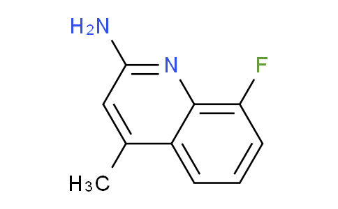 CAS No. 1307239-66-2, 8-Fluoro-4-methylquinolin-2-amine