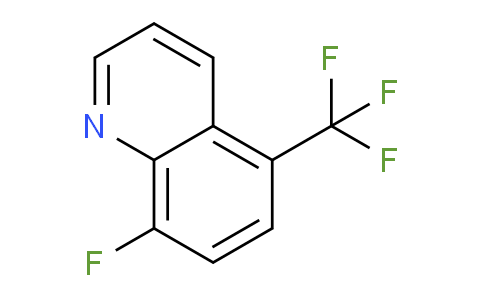 CAS No. 1133115-99-7, 8-Fluoro-5-(trifluoromethyl)quinoline