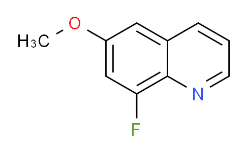 CAS No. 209353-21-9, 8-Fluoro-6-methoxyquinoline